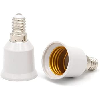BULK SALE- Buy 10 get 1 FREE E14 to E27 LED Light Bulb Adapter - Electromann SA