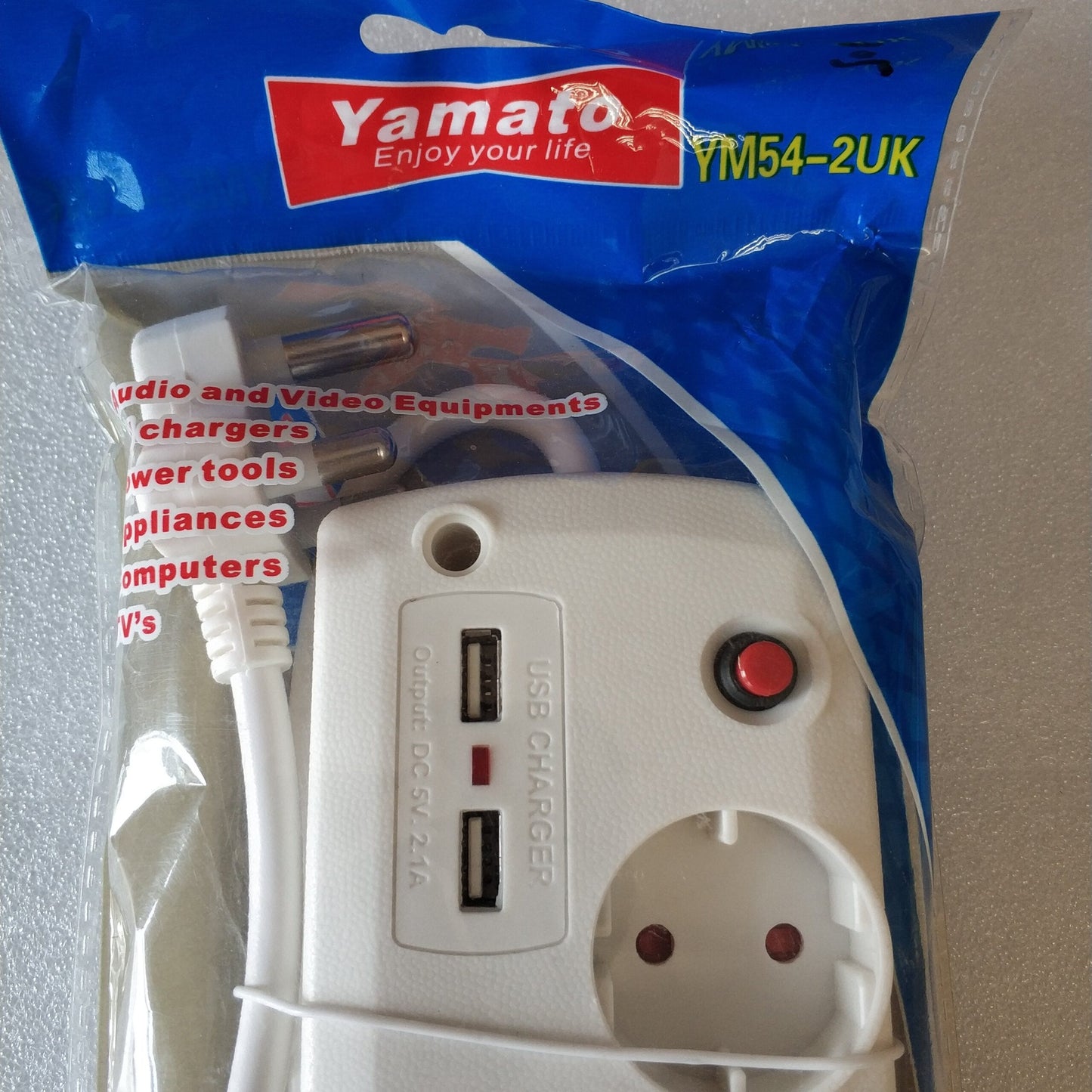 BULK SALE- Buy 10 get 1 FREE Yamato YM45-2UK 16Amp 220v Multi-Plug - Electromann SA