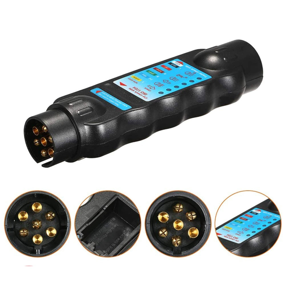 12v 7 Pin Car and Trailer Wiring Circuit Tester Tool - Electromann SA