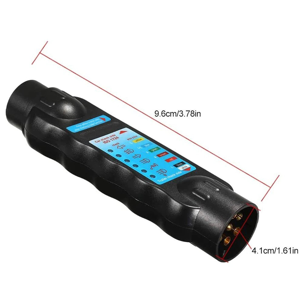 12v 7 Pin Car and Trailer Wiring Circuit Tester Tool - Electromann SA