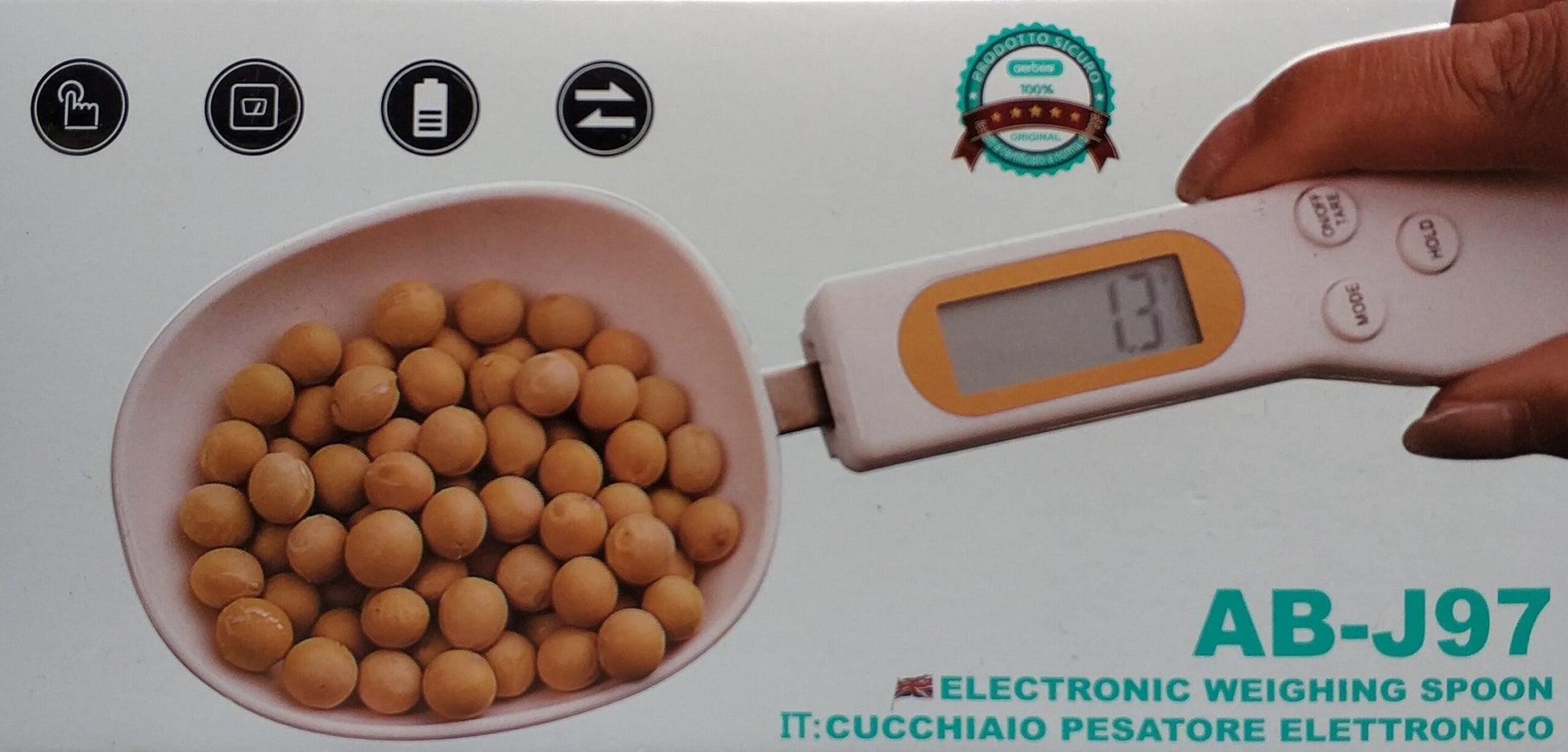 Aerbes AB-J97 Electronic Weight Mearing Spoon - Electromann SA