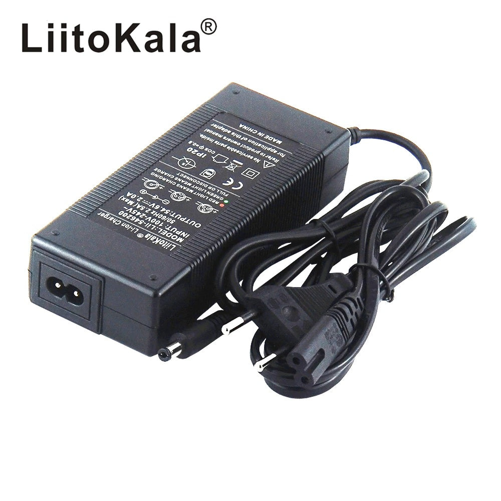 LIITOKALA 48V 2A 13S Lithium Battery Pack Charger - Efficient and Reliable Charging Solution - Electromann SA