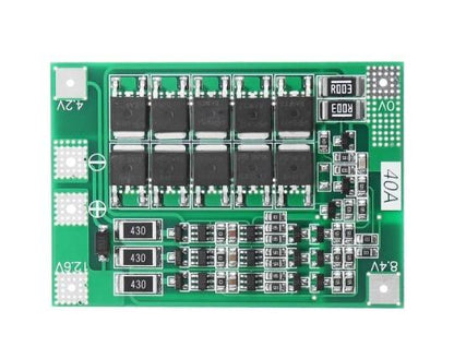 3S 40A 12.6v Li-ion Lithium Battery Charger Protection Board - Electromann SA