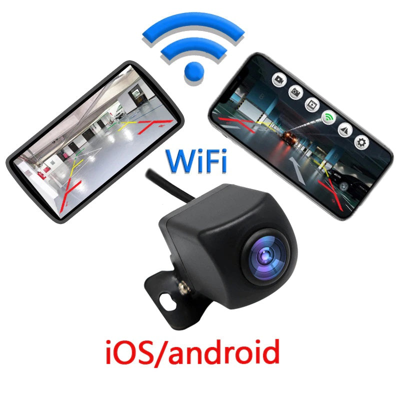 Waterproof Wifi Car Rear View Camera for Android and iOS - Enhance Your Car's Safety and Convenience - Electromann SA