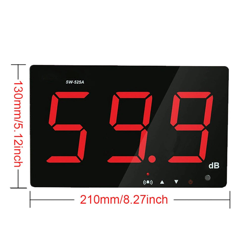 SW-525A Wall Mounting Sound Level Meter Tester 30-130db - Electromann SA