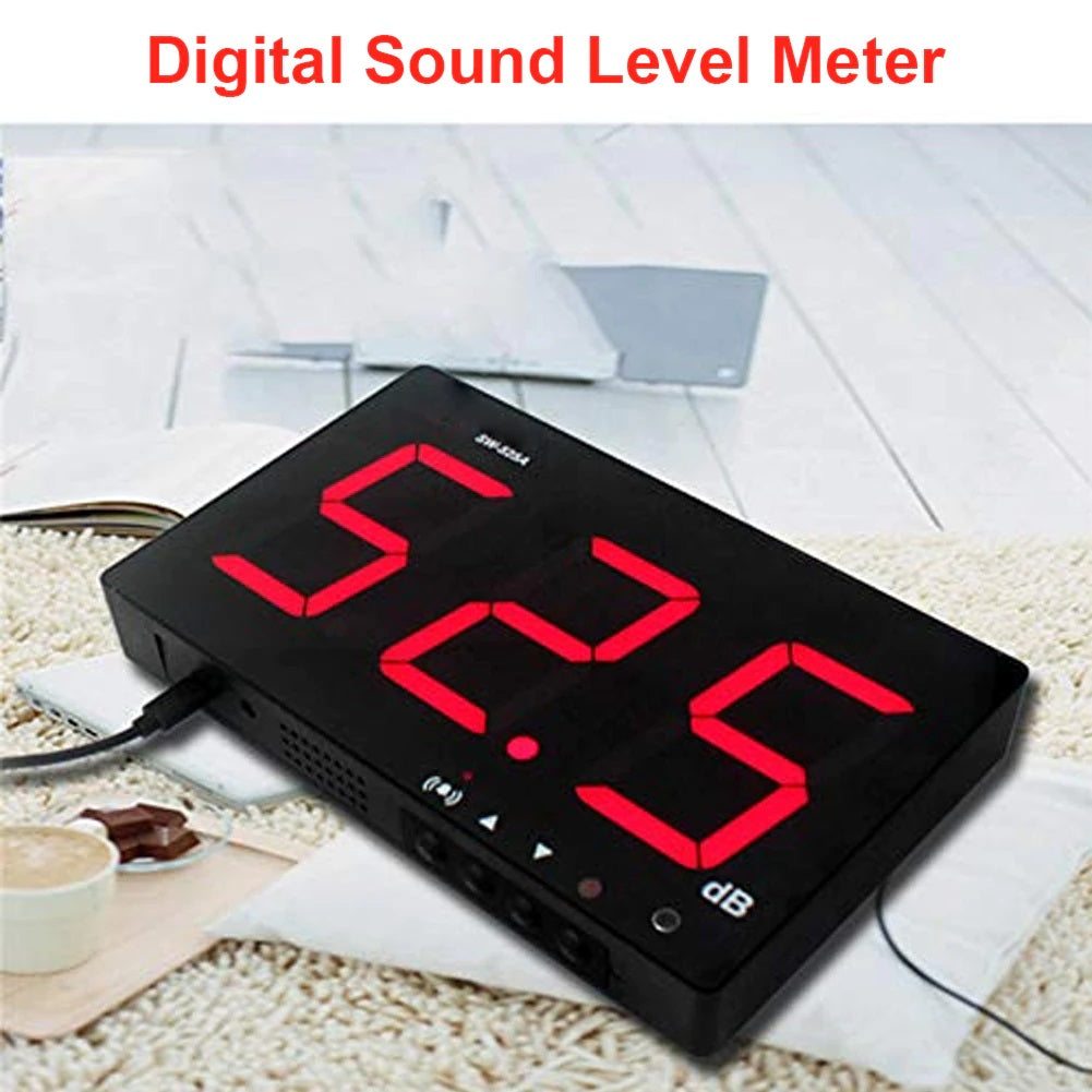 SW-525A Wall Mounting Sound Level Meter Tester 30-130db - Electromann SA