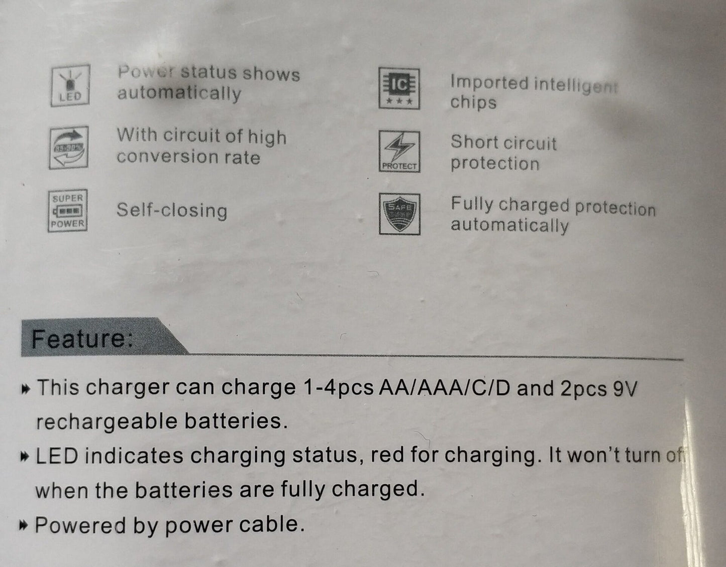 BESTON BST-C821BW Universal Battery Charger - Electromann SA