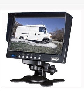 4 Way Input 7 Inch TFT LCD Monitor for Car/Bus/Truck Rear View Camera Display - Electromann SA
