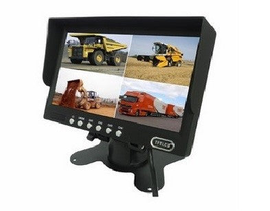 4 Way Input 7 Inch TFT LCD Monitor for Car/Bus/Truck Rear View Camera Display - Electromann SA