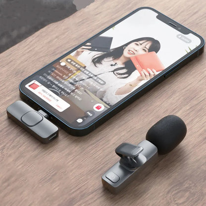 M9 2.4Ghz Wireless Mobile Microphone - Crystal Clear Audio for Mobile Devices - Electromann SA