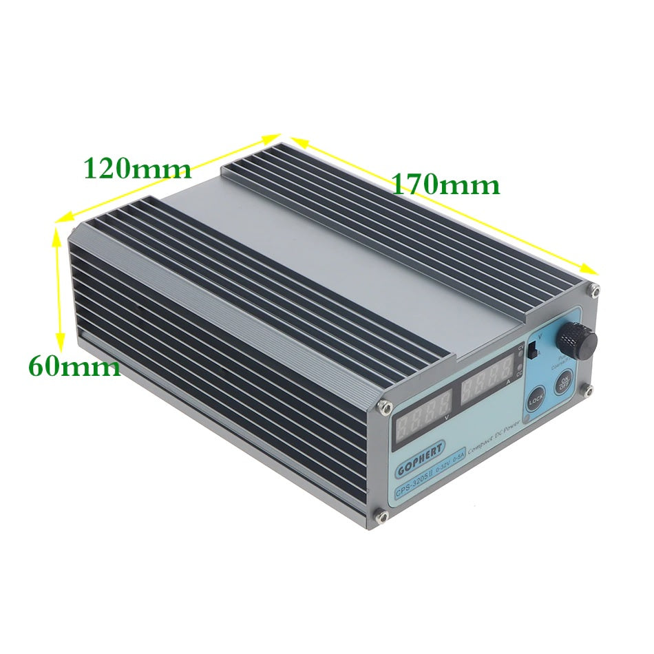 Ankang Gophert 0-32V 0-5A 160W adjustable DC Switching Power Supply - Electromann SA