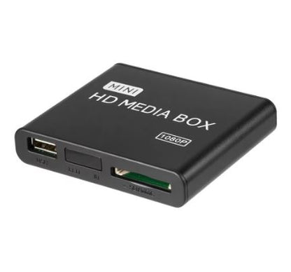 Mini Media Player 1080P Mini HDD Media Box - Electromann SA