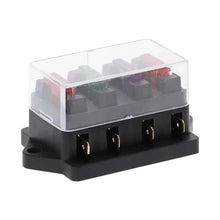 4Way Car Blade Fuse Box with Fuses - Electromann SA