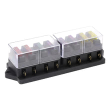 8Way Car Blade Fuse Box with Fuses - Electromann SA