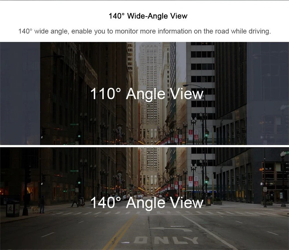 FHD 2K Wifi Android/iOS Mobile App Dash Camera DVR - Capture and Control Your Driving Moments in Full HD 2K Resolution - Electromann SA