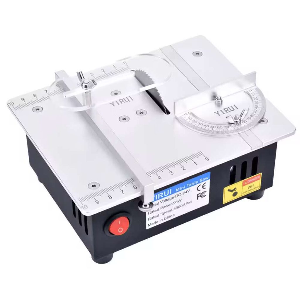 96Watt 5000rpm Mini Multifunctional Electric Mini Table-Saw - Electromann SA