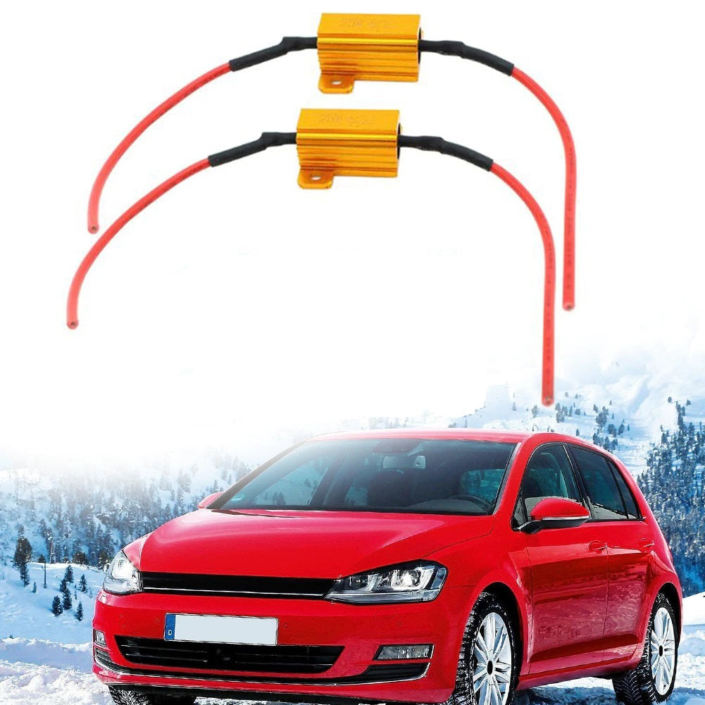 25W 6ohm Load Resistors for Vehicle LED Bulbs - Electromann SA