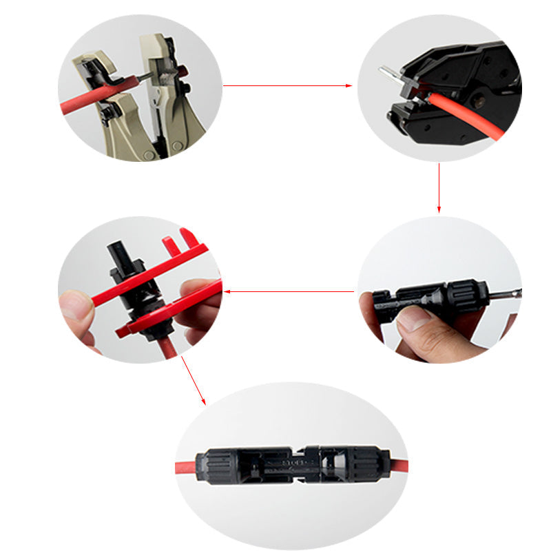 MC4 Solar Panel Connector Kit - Reliable and Waterproof Connectors for Efficient Solar Panel Installations - Electromann SA