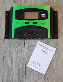 30Amp 12/24V + 5v 1Amp USB Out Solar Charge Controller PWM - Electromann SA