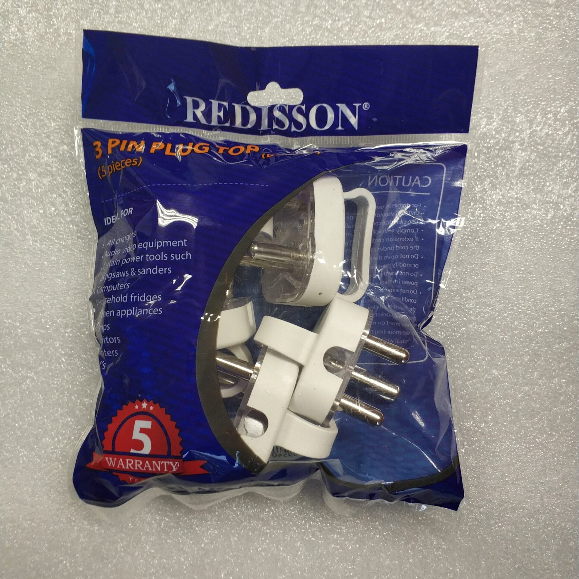 REDISSON M-10D 16A 220v 3 Pin Wall Plug With Handle - Electromann SA