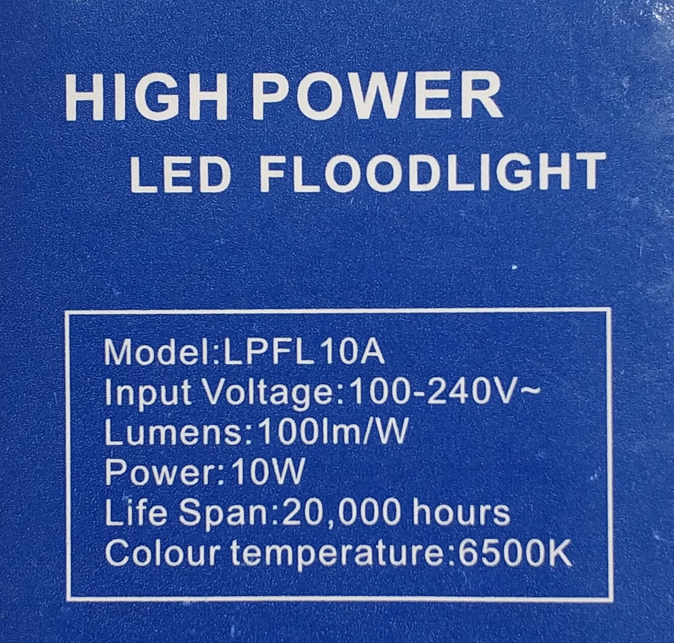 REDISSON 10Watt 220v AC Outdoor LED Flood Light - Electromann SA