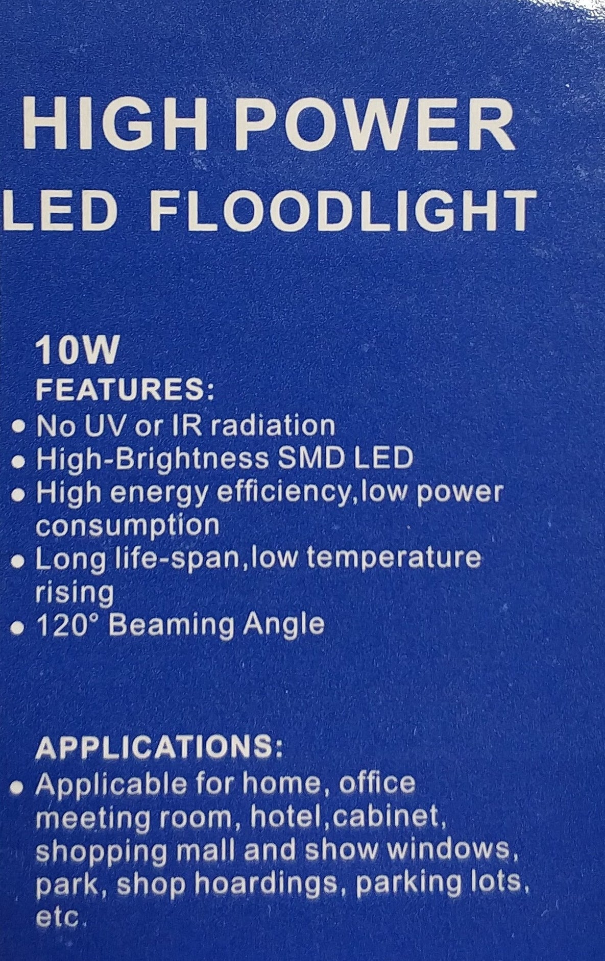 REDISSON 10Watt 220v AC Outdoor LED Flood Light - Electromann SA
