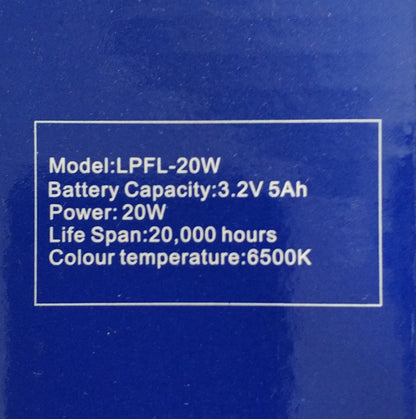 Redisson 20Watt *High Quality* SOLAR Outdoor LED Flood Light - Electromann SA