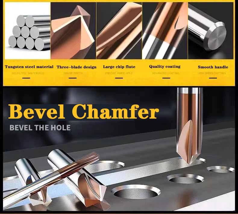 Cnc Carbide Chamfer Milling 90 Degree 8mm Router Bit - Electromann SA