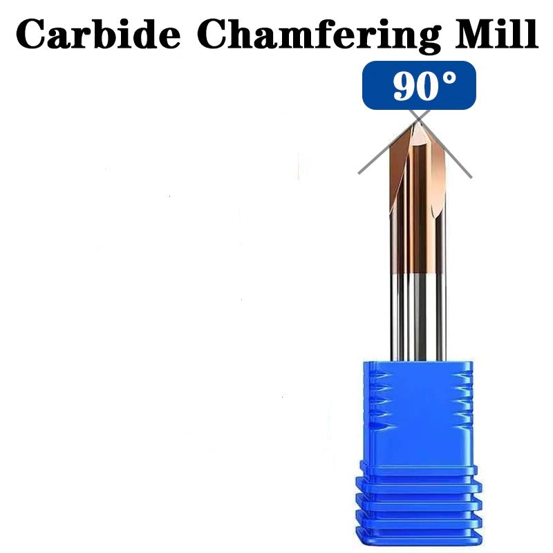 Cnc Carbide Chamfer Milling 90 Degree 8mm Router Bit - Electromann SA