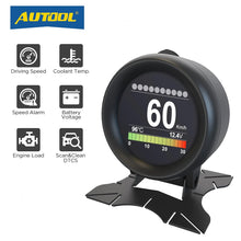 AUTOOL X60 OBD II HUD Head Up Display - Electromann SA