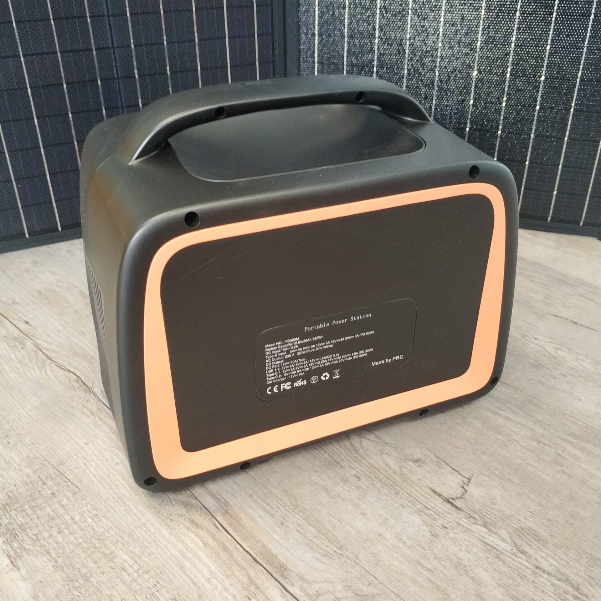 YD320M 300w 12v 25ah (320wh) Pure Sine Solar Mobile Power Box - Electromann SA