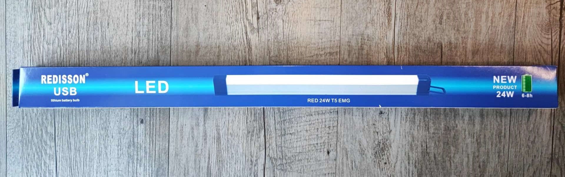 Redisson 24W T5 Rechargeable Portable LED Tube Light - Electromann SA