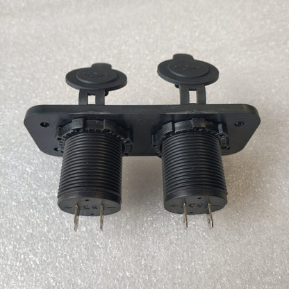 12V-24V QUAD USB Charger Socket Adapter 5V 2.1A+2.1A - Electromann SA