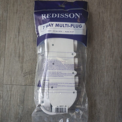 REDISSON 7 Way 3x16Amp 4x5Amp 220v Multi-Plug - Electromann SA