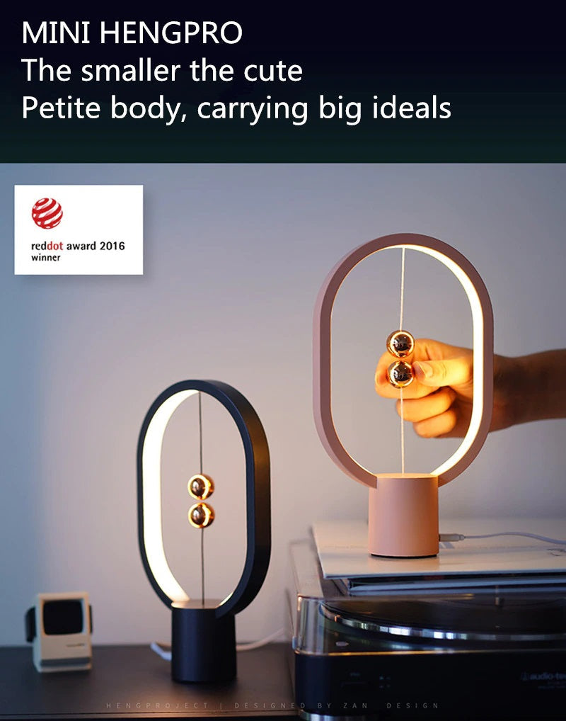 USB Powered Mini HENG Ellipse Magnetic Mid-Air Switch Night Lamp - Electromann SA