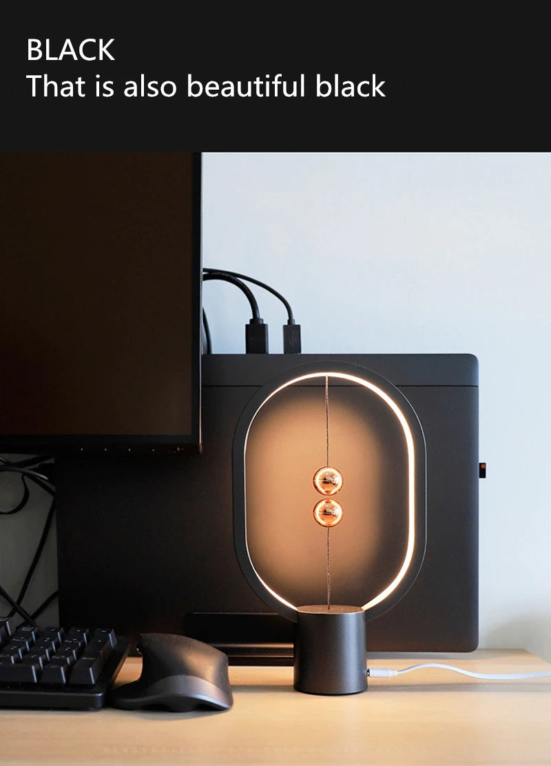 USB Powered Mini HENG Ellipse Magnetic Mid-Air Switch Night Lamp - Electromann SA