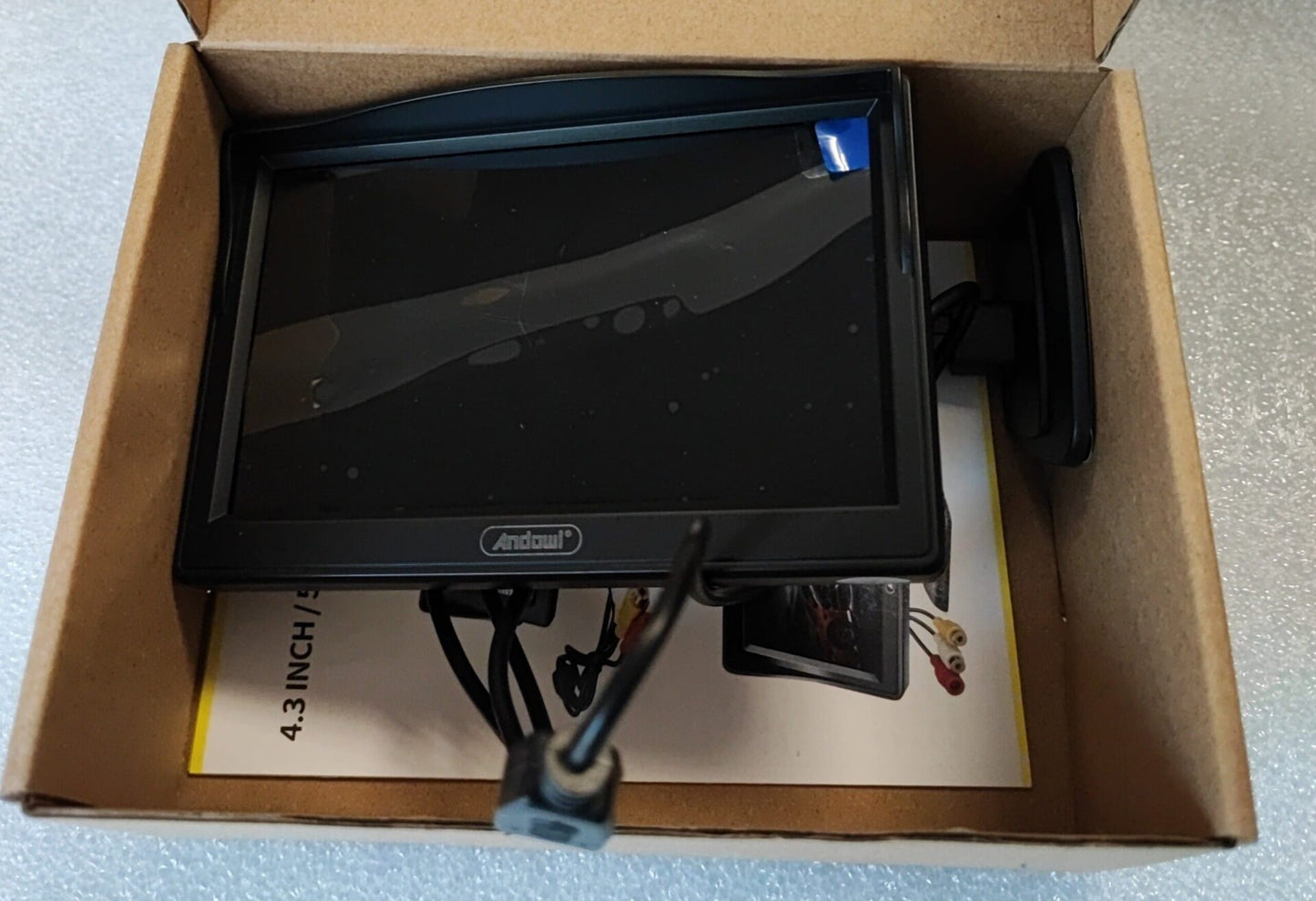 Andowl Q-CA902 4.3 Inch HD Color AV TFT-LCD Monitor - Electromann SA