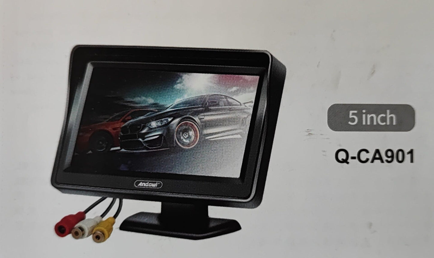 Andowl Q-CA902 4.3 Inch HD Color AV TFT-LCD Monitor - Electromann SA