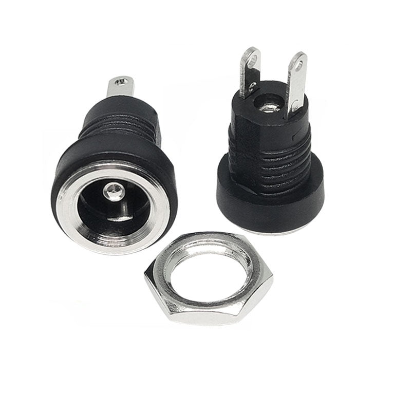 5A DC Power Supply Jack Socket Panel Mount Kit - Electromann SA