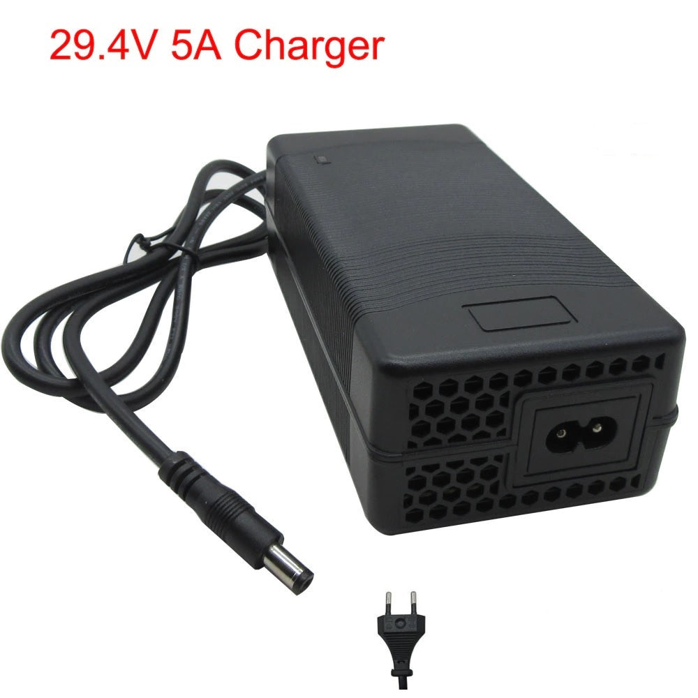 High-Quality 29.4V 5A 7S Lithium Battery Pack Charger for Efficient Charging - Electromann SA