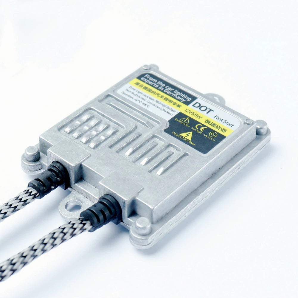 H4 Canbus Slim Ballast HID Xenon Fast Start 55W Car Headlight Kit - Electromann SA