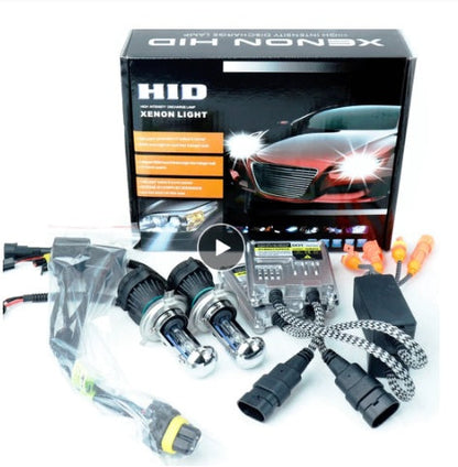 H4 Canbus Slim Ballast HID Xenon Fast Start 55W Car Headlight Kit - Electromann SA