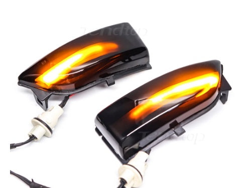 Dynamic LED Side Mirror Turn Signal Lamps for Ford Everest/Ranger 2012-2015 - Electromann SA