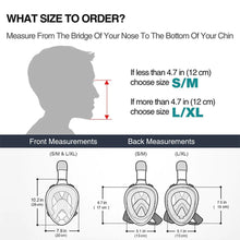 Underwater Scuba Diving and Snorkeling Anti-Fog Full Face Mask - Electromann SA