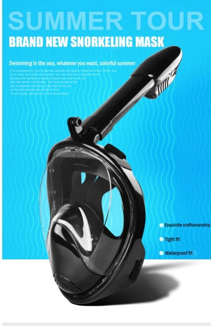 Underwater Scuba Diving Snorkling Anti Fog Full Face Mask - Electromann SA
