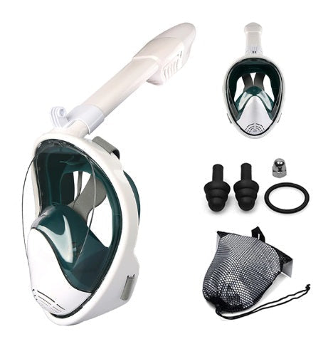 Underwater Scuba Diving Snorkling Anti Fog Full Face Mask - Electromann SA