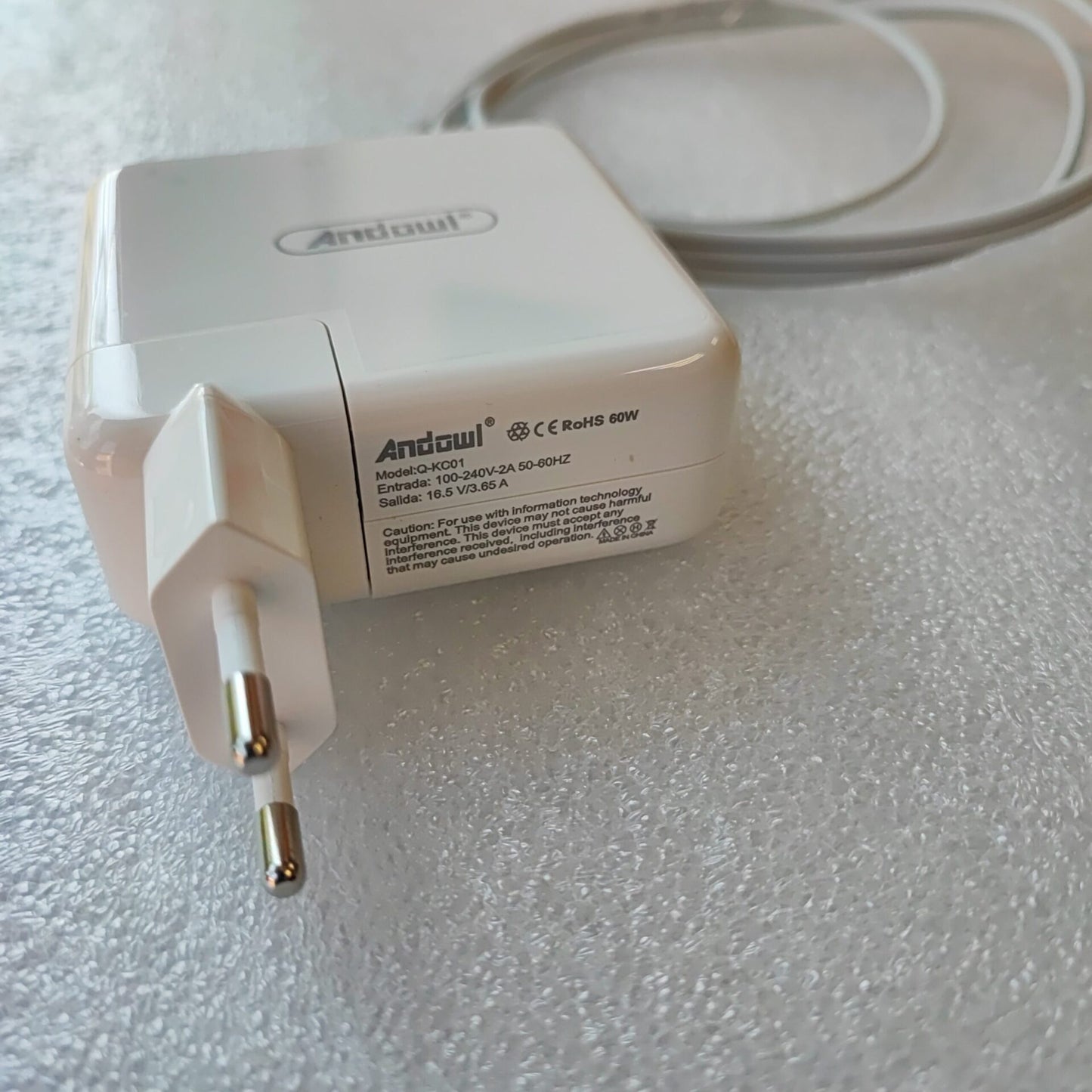 Andowl Q-KC01 60Watt T-Type High Speed Mobile Phone Charger - Electromann SA