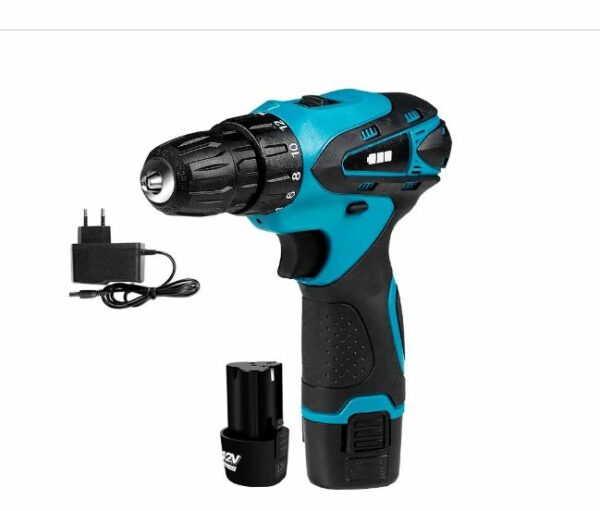 1831506 Cordless 12V Lithium Battery Electric Drill Set - Electromann SA