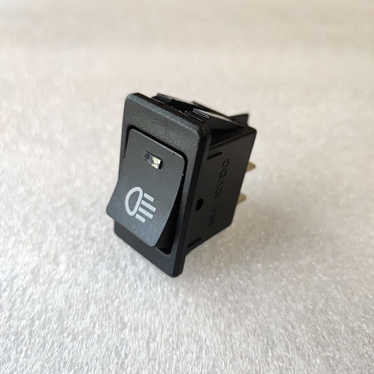 1Way 35Amp 12v DC Rocker Light Switch - White - Electromann SA