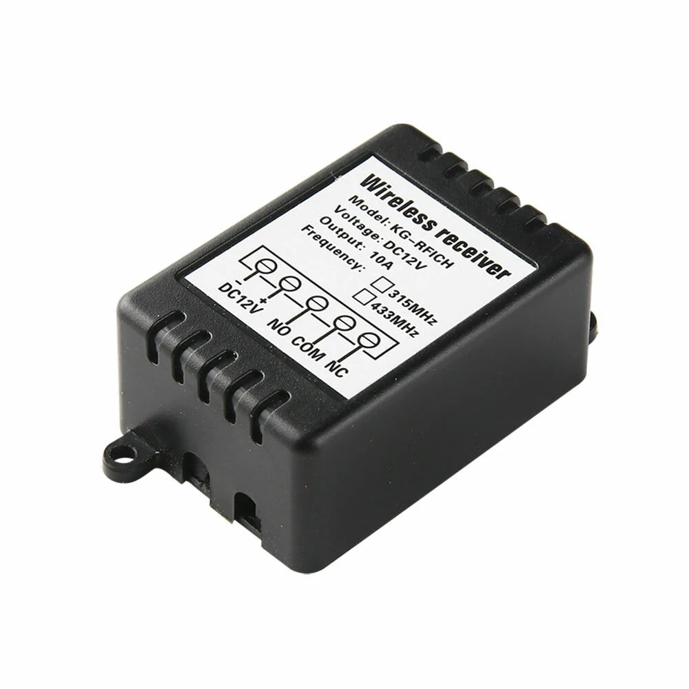 KTNNKG 433 Mhz DC 12V 10CH Wireless Remote Control Switch Kit - Electromann SA